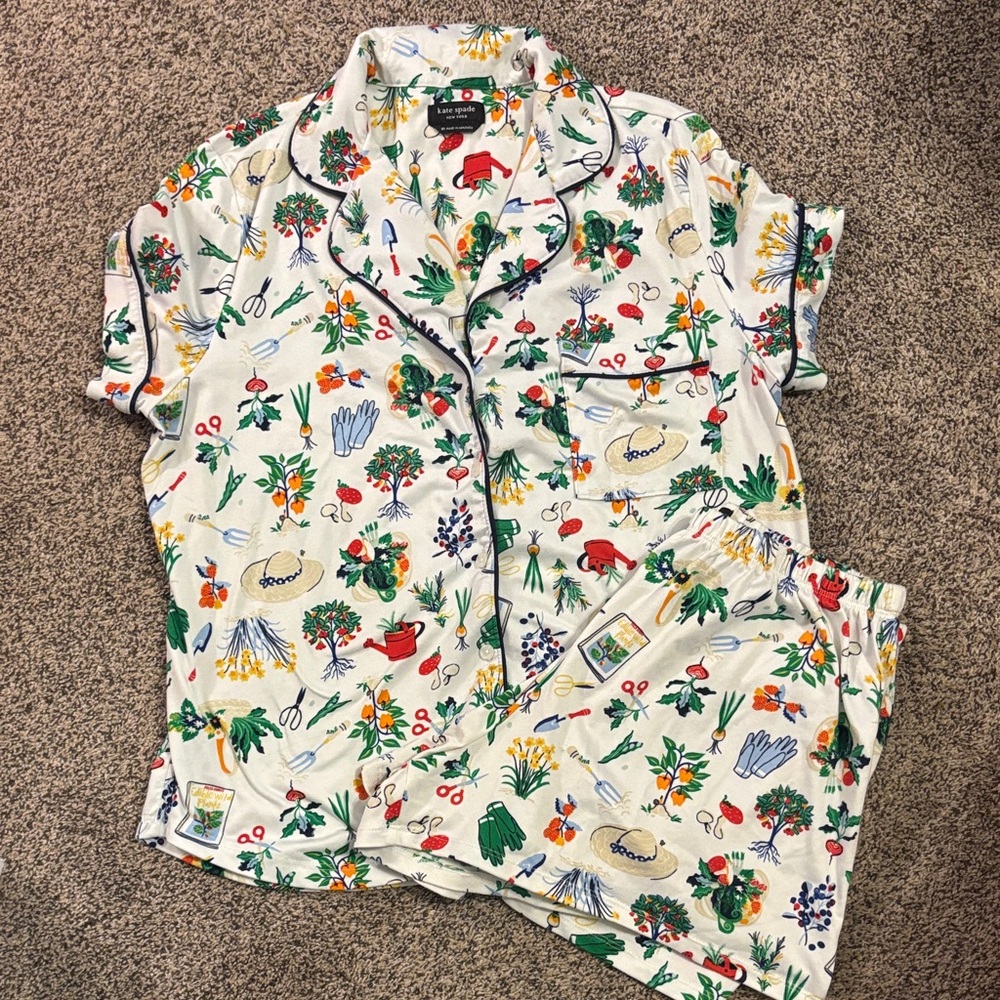 Kate Spade Colorful Garden Print Fabric